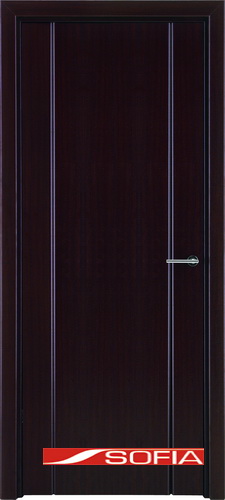 Межкомнатная шпонированная дверь SOFIA Венге ламинат (05) 05.03 700 глухая