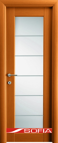 Межкомнатная шпонированная дверь SOFIA Золотистый дуб (10) 10.05 900 глухая