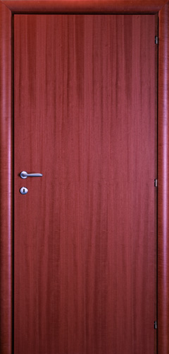 Межкомнатная шпонированная дверь Mario Rioli Mare Вишня россо 100 736 мм глухая