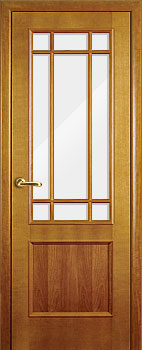 Межкомнатная шпонированная дверь Волховец Анегри 1022 800 под стекло