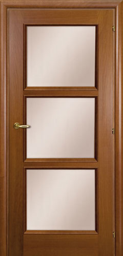 Межкомнатная шпонированная дверь Mario Rioli Primo Amore Итальянский орех 103 636 мм со стеклом