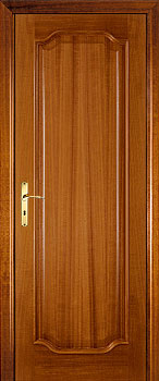 Межкомнатная шпонированная дверь Волховец Красное дерево 1093 600 глухая