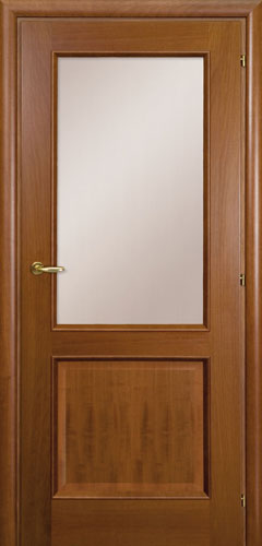 Межкомнатная шпонированная дверь Mario Rioli Primo Amore Итальянский орех 111 636 мм со стеклом