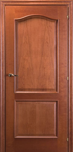 Межкомнатная шпонированная дверь Mario Rioli Primo Amore Вишня Амбра 120C 636 мм глухая
