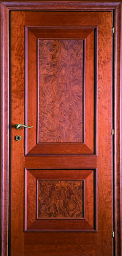 Межкомнатная шпонированная дверь Mario Rioli Arboreo Вишня Амбра 120 736 мм глухая
