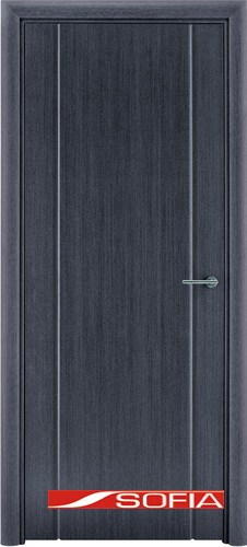 Межкомнатная шпонированная дверь SOFIA Седой дуб (14) 14.03 800 глухая