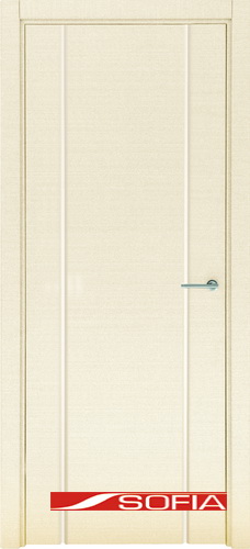 Межкомнатная шпонированная дверь SOFIA Белый клен (17) 17.03 600 глухая