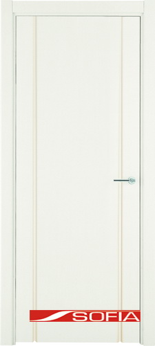 Межкомнатная шпонированная дверь SOFIA Белая эмаль (33) 33.03 800 глухая