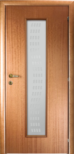 Межкомнатная шпонированная дверь Mario Rioli Mare Вишня россо 401 636 мм со стеклом