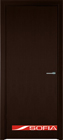 Межкомнатная шпонированная дверь SOFIA Венге шпон (06) 06.07 600 глухая